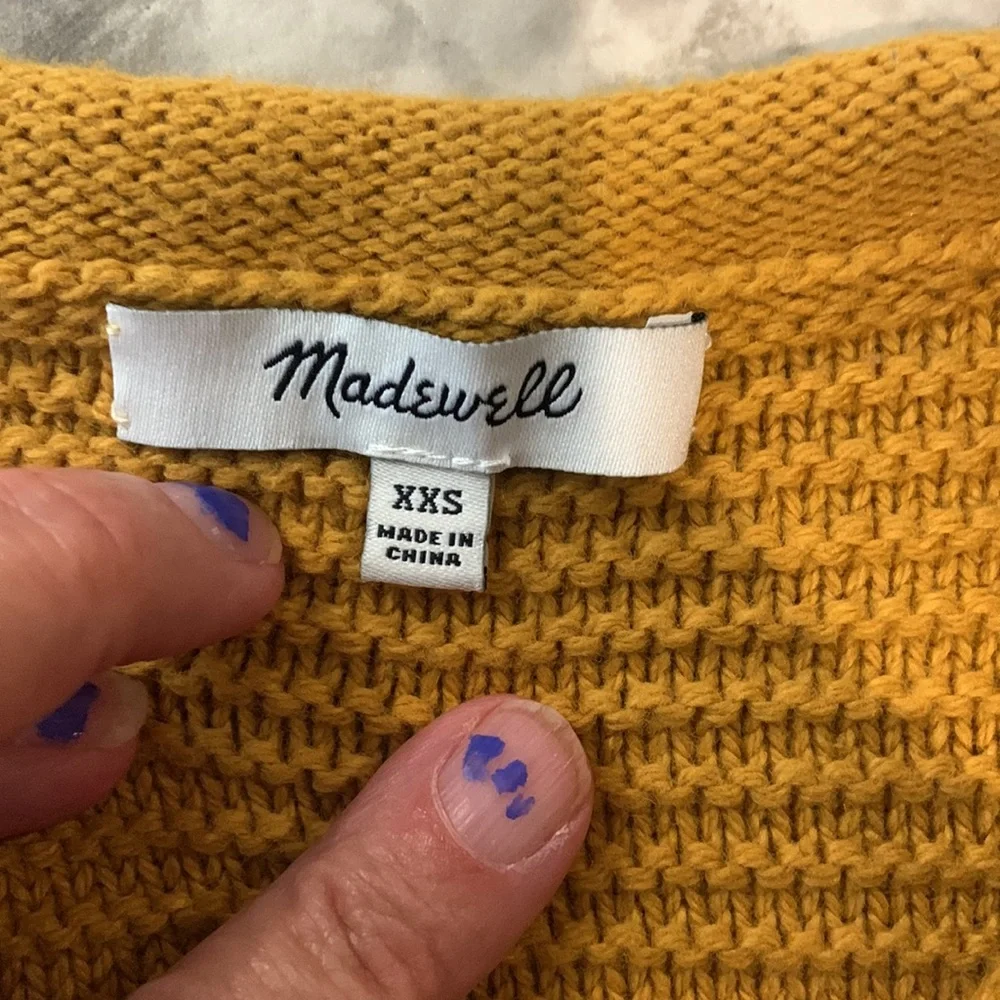 madewell Highbury Sweater Tank Naples yellow XXS